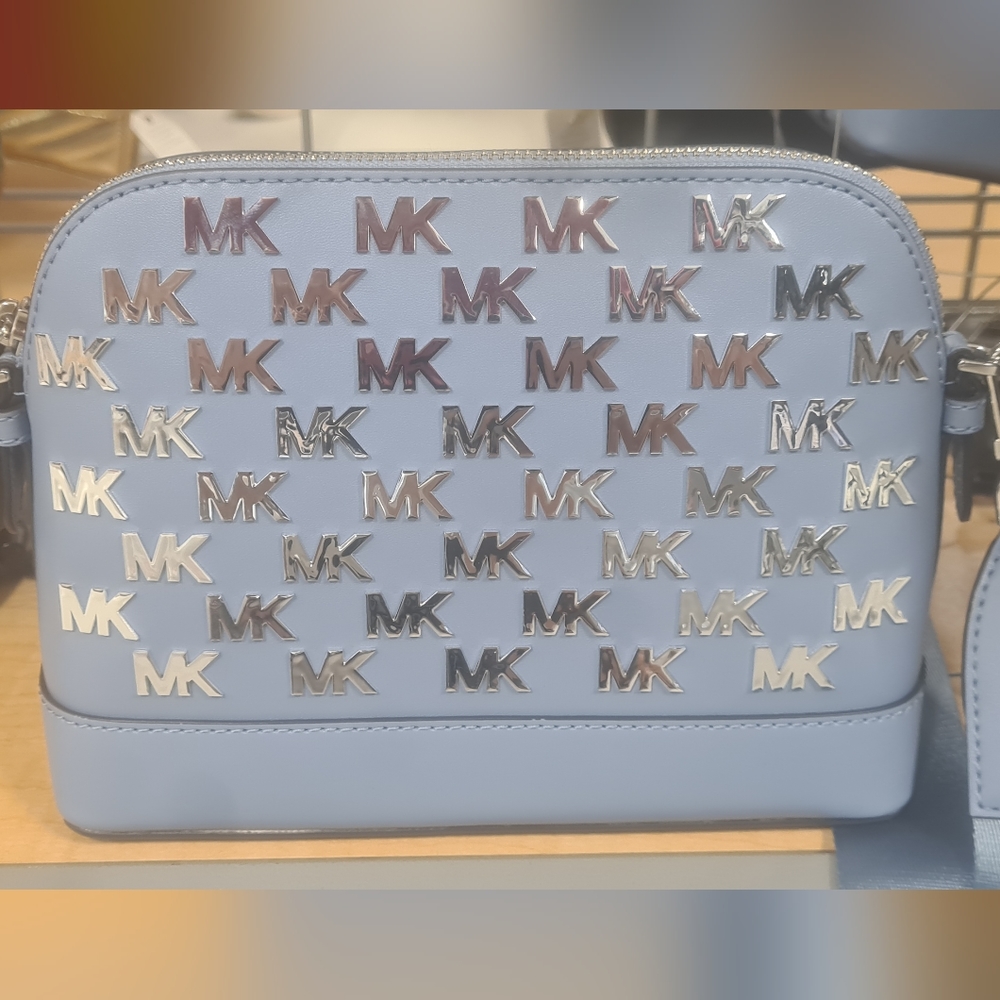 Nuevo Jet Set Bolso de Mano Michael Kors Dije Azul